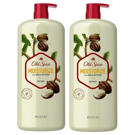 Old Spice Body Wash for Men Moisturize With Shea Butter logo