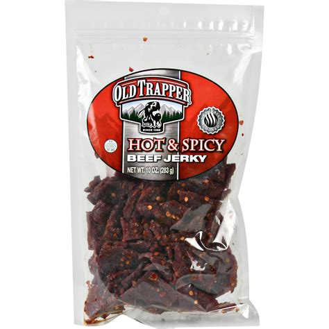 Old Trapper Hot & Spicy Beef Jerky logo