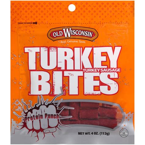 Old Wisconsin Snack Bites Turkey