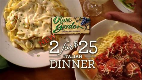 Olive Garden 2 For $25 Italian Dinner TV Commercial created for Olive Garden
