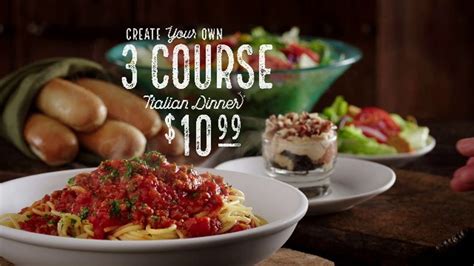 Olive Garden 3-Course Italian Dinner TV Spot created for Olive Garden