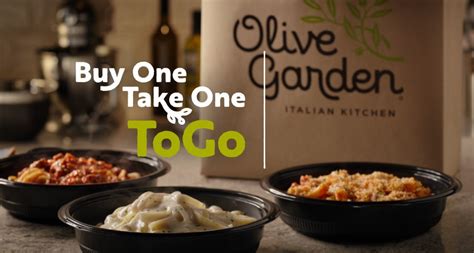 Olive Garden Buy One Take One ToGo commercials