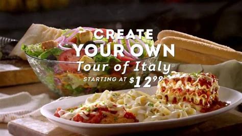 Olive Garden Create Your Own Tour of Italy TV Spot, 'Choose Three' created for Olive Garden