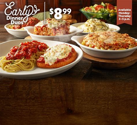 Olive Garden Early Dinner Duos