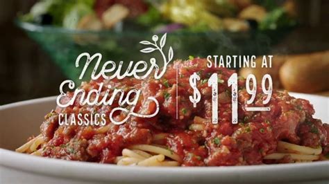 Olive Garden Never Ending Classics TV Spot, 'Mix It Up' created for Olive Garden