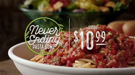 Olive Garden Never Ending Pasta Bowl TV commercial - Back and Better Than Ever!