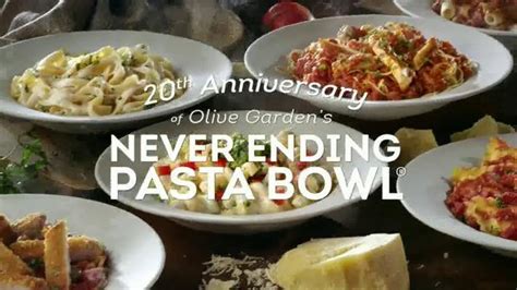 Olive Garden Never Ending Pasta Bowl TV commercial - Were Celebrating