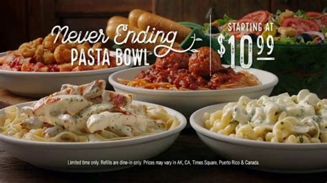 Olive Garden Never Ending Pasta TV commercial - Unlimited