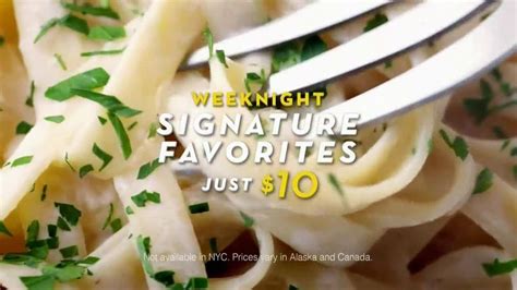 Olive Garden Weeknight Signature Favorites TV Spot, Song by Tim Myers