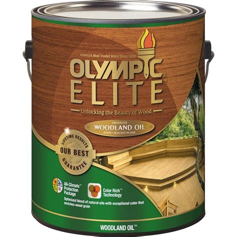 Olympic Paints and Stains Elite Woodland Oil commercials