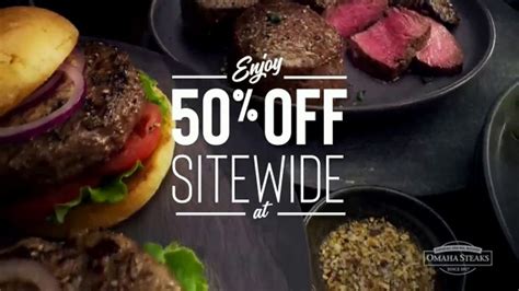 Omaha Steaks Anniversary Sale TV commercial - 50% Off Sitewide
