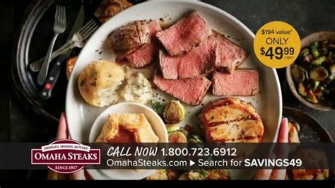 Omaha Steaks Savings Celebration Package commercials
