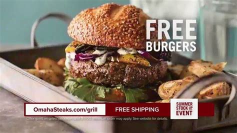 Omaha Steaks Summer Stock Up Event TV Spot, 'Grilling Season: Free Dessert & Shipping'