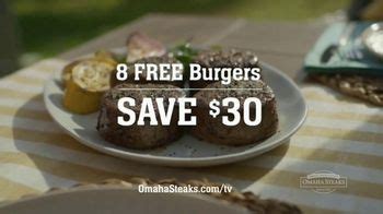 Omaha Steaks TV commercial - Everyday Wisdom: 8 Free Burgers + Save $30