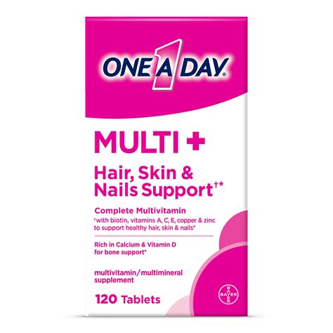 One A Day MULTI+ Hair, Skin & Nails Support commercials
