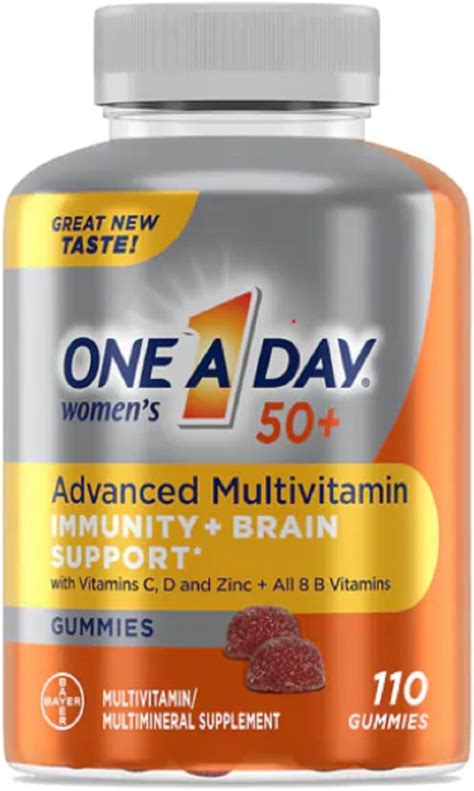 One A Day Women's 50+ Advanced Multivitamin Immunity + Brain Support commercials