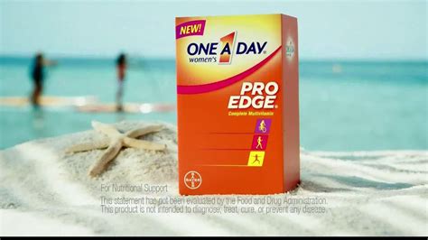 One A Day Women's Pro Edge TV Spot, 'Beach' created for One A Day