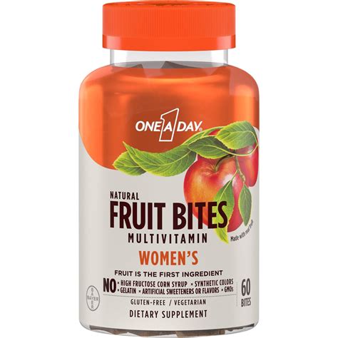 One A Day Women’s Natural Fruit Bites Multivitamin logo