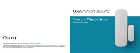 Ooma Door and Window Sensor