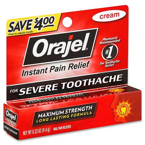 Orajel Severe Pain Relief logo