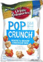 Orville Redenbacher's Pop Crunch White & Sharp Cheddar Mix logo