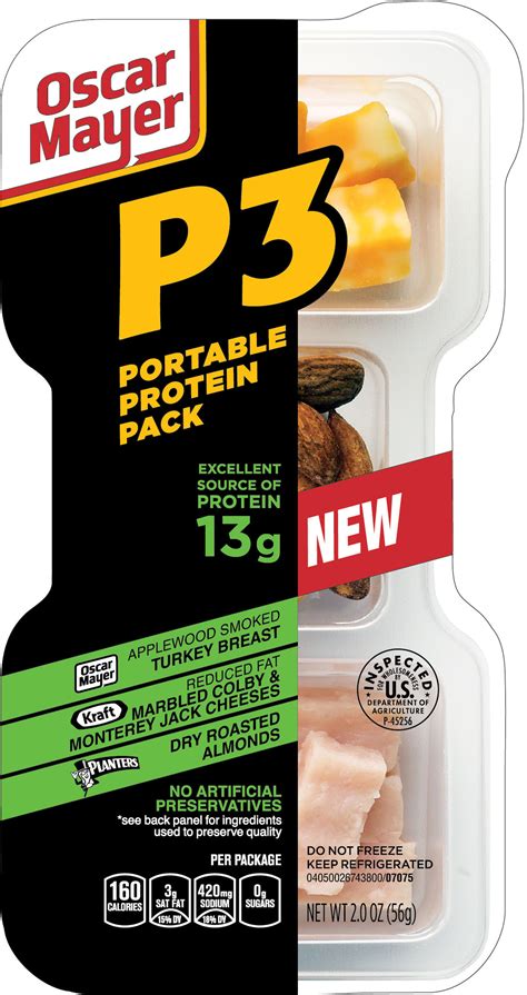 Oscar Mayer P3 Portable Protein Pack Grilled Snackers logo