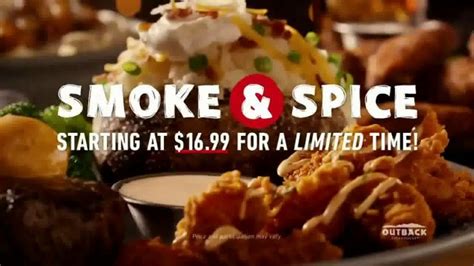 Outback Steakhouse Smoke & Spice Menu TV Spot, 'Enjoy the Flavors: $16.99'