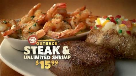 Outback Steakhouse Steak and Unlimited Shrimp TV Spot, 'More Shrimp'