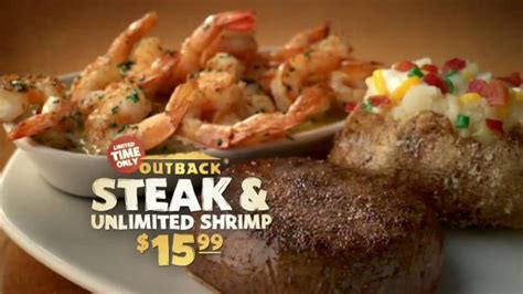 Outback Steakhouse Steak and Unlimited Shrimp commercials