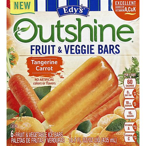 Outshine Fruit & Veggie Bars Tangerine Medley logo
