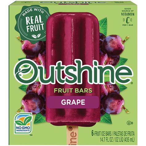 Outshine Grape Fruit Bars logo