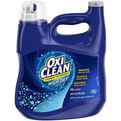 OxiClean Liquid Laundry Detergent Sparkling Fresh Scent commercials