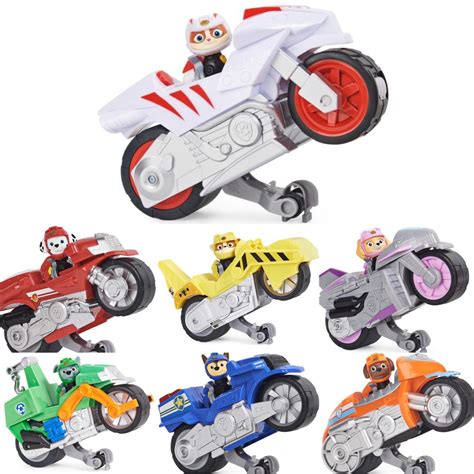 PAW Patrol Moto Pups Rocky’s Deluxe Pull Back Motorcycle logo
