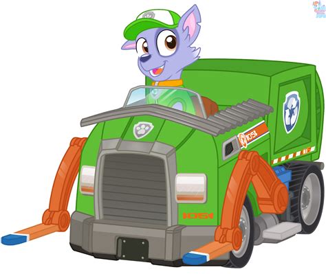 PAW Patrol Rocky’s Recycle Truck logo