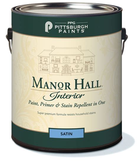 PPG Industries Manor Hall Interior Satin Acrylic Latex Paint logo