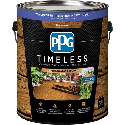 PPG Industries Timeless Transparent Penetrating Wood Oil commercials