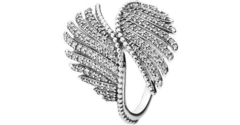 Pandora Majestic Feathers Sterling Silver Ring