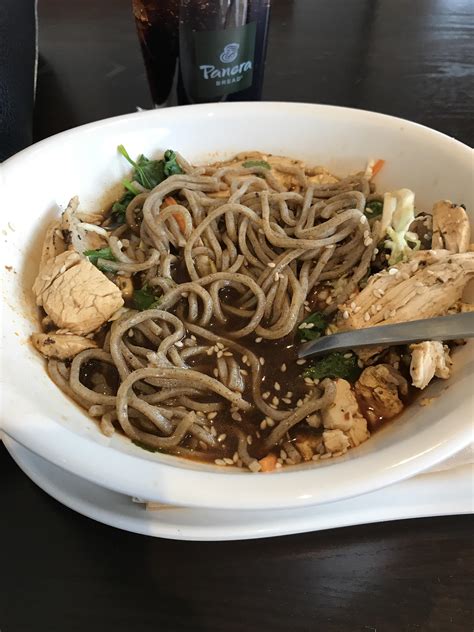Panera Bread Soba Noodle Bowl with Chicken commercials