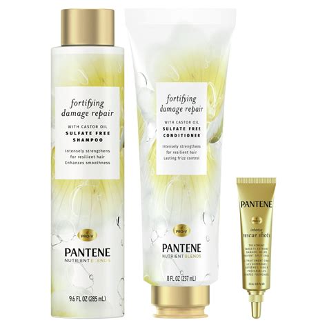 Pantene Nutrient Blends Fortifying Damage Repair Conditioner with Castor Oil logo