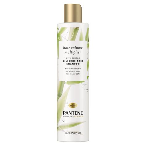 Pantene Nutrient Blends Hair Volume Multiplier Conditioner with Bamboo logo