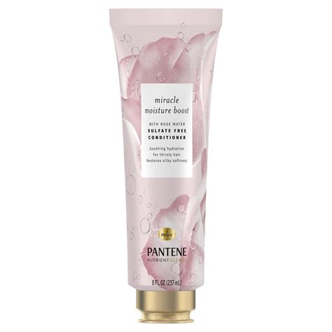 Pantene Nutrient Blends Miracle Moisture Boost Conditioner with Rose Water logo