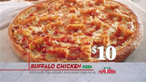 Papa John's TV Commercial for Buffalo Chicken Pizza created for Papa Johns
