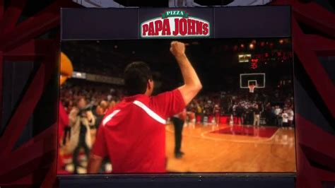 Papa Johns TV commercial - Half-Court Shot