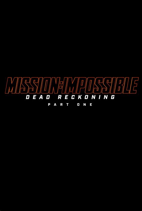 Paramount Pictures Mission: Impossible - Dead Reckoning Part One logo