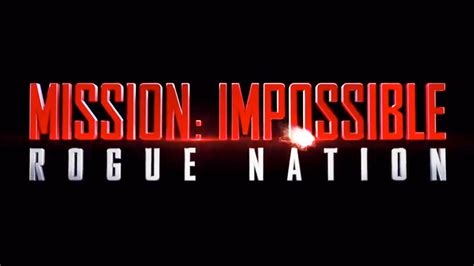 Paramount Pictures Mission: Impossible - Rogue Nation logo