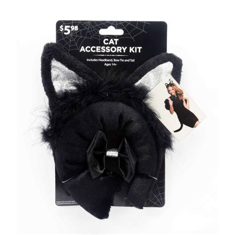 Party City Adult Cool Cat Lady Costume Accessory Kit