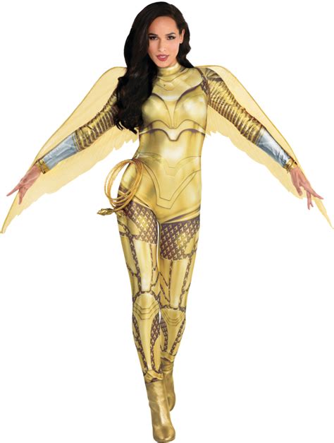 Party City Adult Gold Armor Wonder Woman 1984 Costume