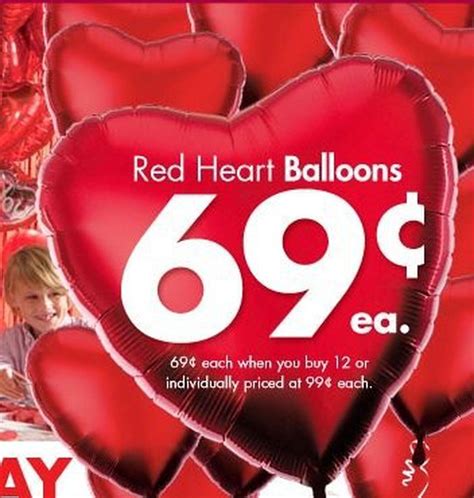 Party City Red Heart Balloons logo