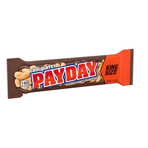 Payday Chocolatey Covered Peanut and Caramel Candy Bar logo