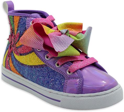 Payless Shoe Source Girls' JoJo Legacee Sneaker High-Top - Rainbow Glitter commercials